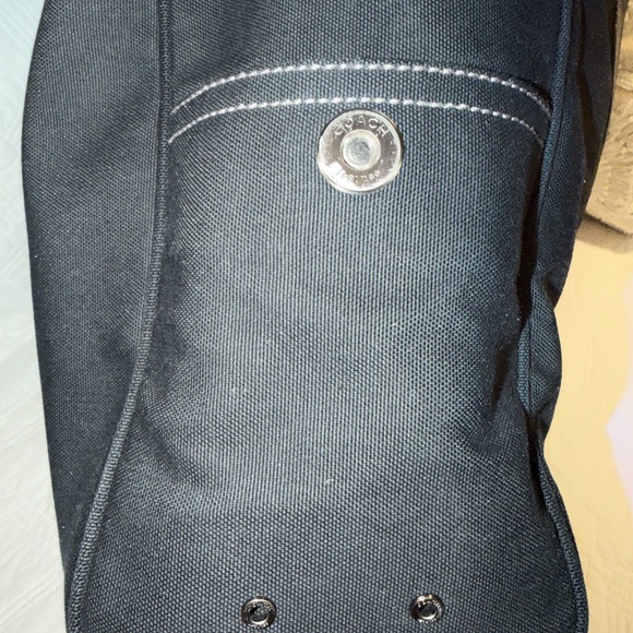 Coach Legacy Hampton large Canvas and Leather tote bag 19x13 - Picture 9 of 15